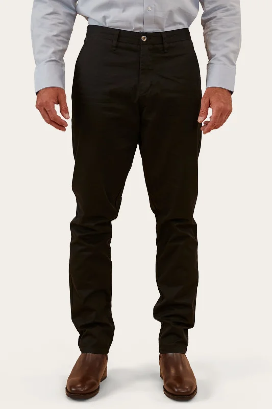 Affordable Designer Men's JeansCollins Mens Regular Fit Chino Pant - Black