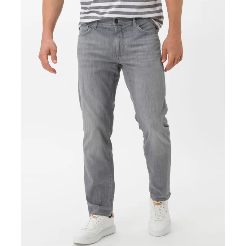 Best Selling Men's Jeans BrandsBrax Ultralight Summer Jeans Cadiz Straight Fit - Silver Sea 84-6127