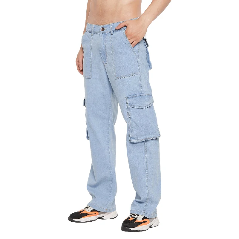 Men's Jeans Made from Recycled MaterialsIce Washed Carpenter Denim