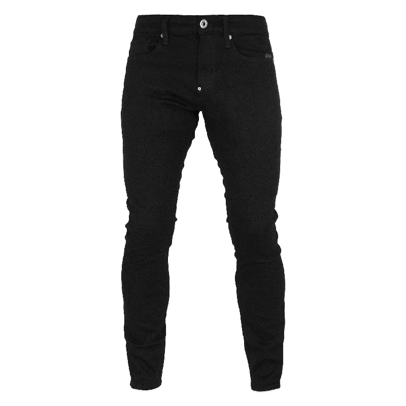 Durable Men's JeansG-Star Revend Skinny Jeans - Elto Nero Pitch Black Superstretch