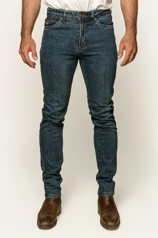 Men's Jeans in Unique PatternsAustin Mens Slim Fit Jeans - True Blue