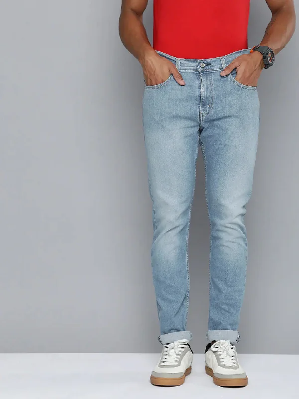 Men's Jeans in Different ColorsMen's 512 Light Blue Slim Tapered Fit Jeans