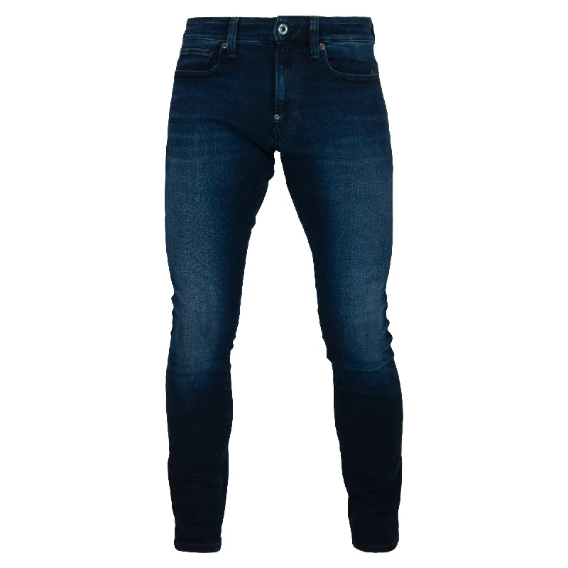 High-Quality Men's JeansG-Star Revend Skinny Jeans - Slander Indigo Super Stretch Dark Aged