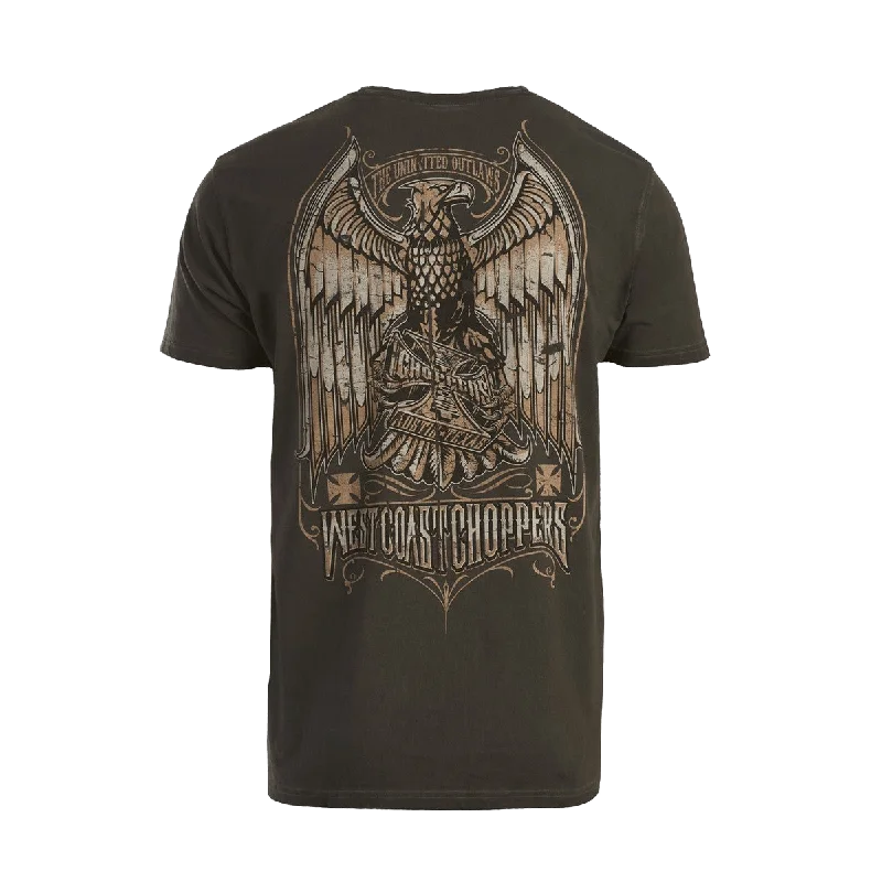 EAGLE CREST TEE - OIL DYE ANTHRACITE