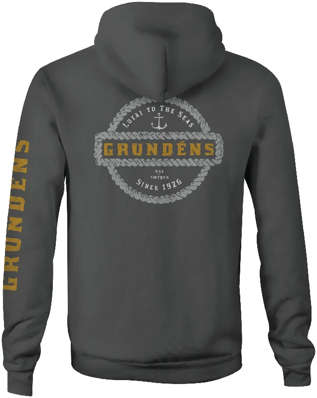 Grundéns Men's Rope Knot Logo Hoodie