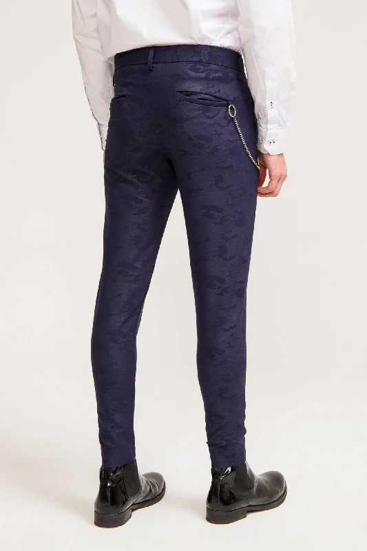 Lightweight Navy Camo Trouser