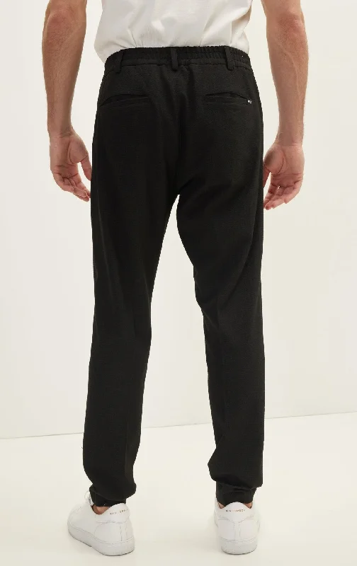 Waffle Stretch Beach Day Pants - Black