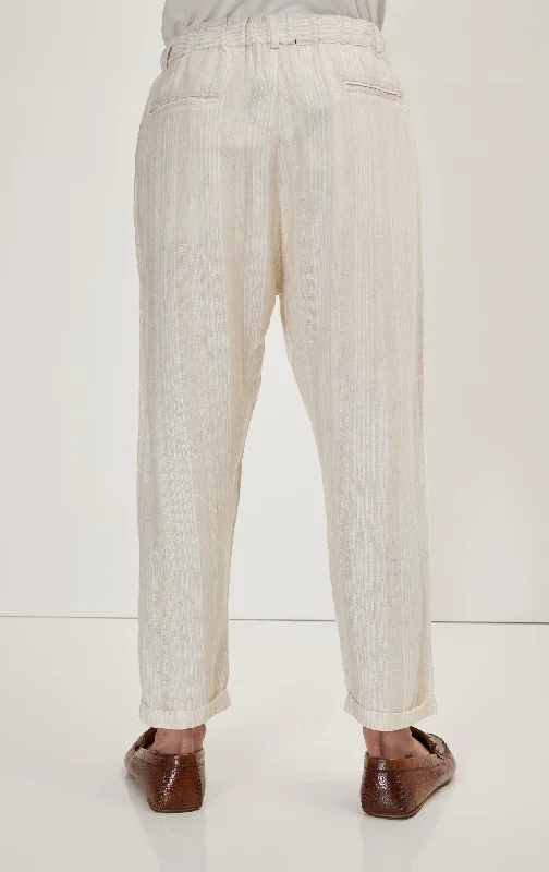 Linen Pants - Beige