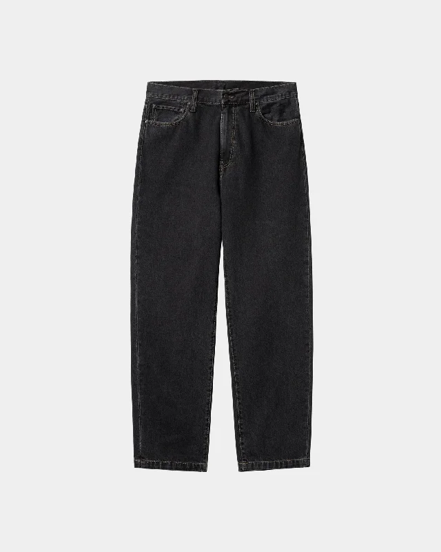 Aaron Pant | Black (stone washed)