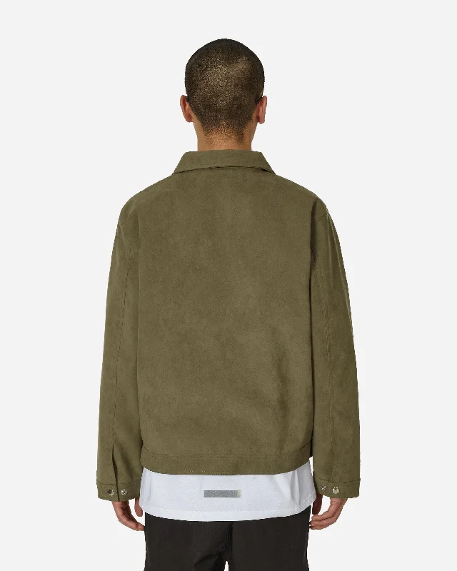 Ally Alcantara Jacket Army Green