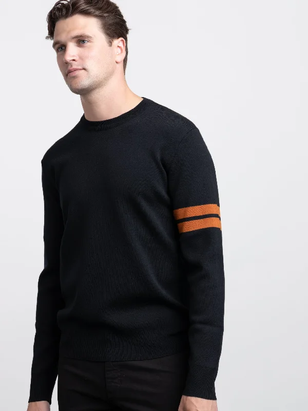 Black High Performance™ Wool Crewneck