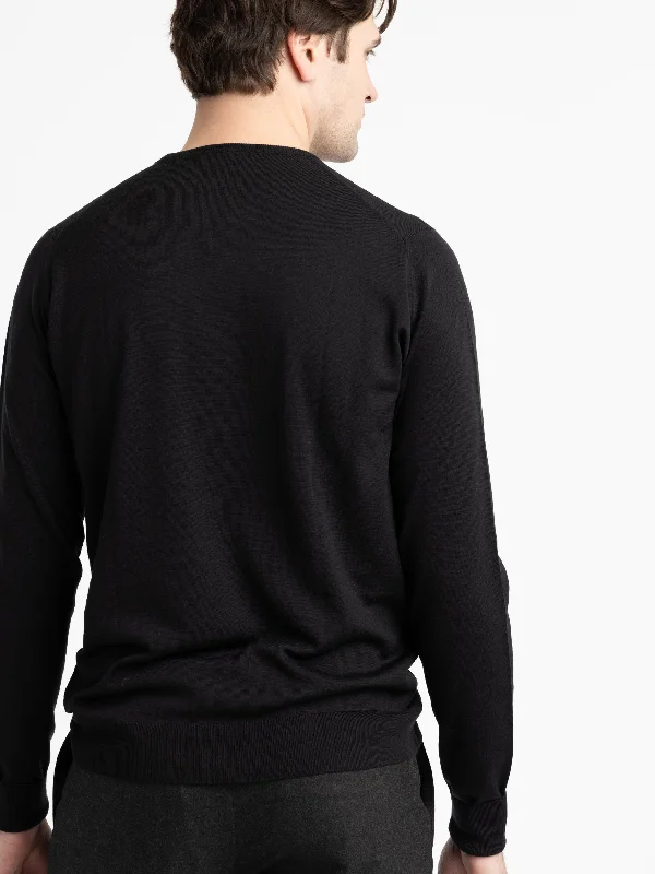 Black Marcus Pullover Crewneck