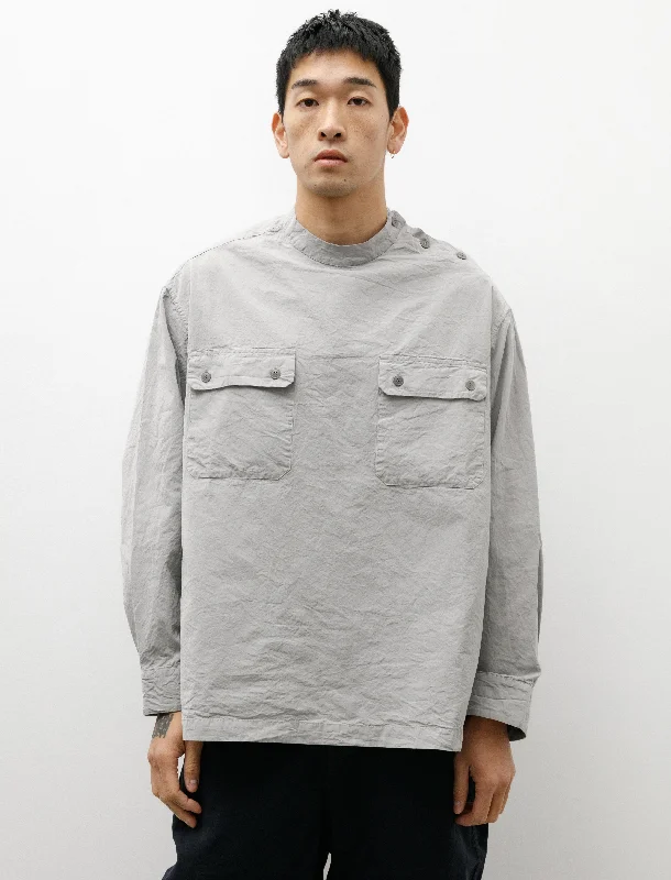 Mililtraire Top Paper Cotton Light Grey