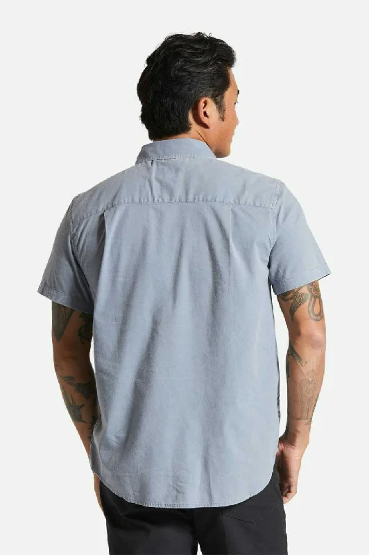 Charter Sol Wash S/S Woven Shirt - Flint Stone Blue Sol Wash