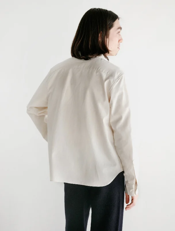 L/S Boxy Fit Buttondown Natural