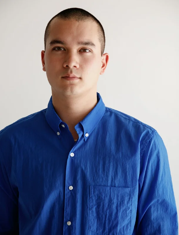 Nylon Buttondown Blue