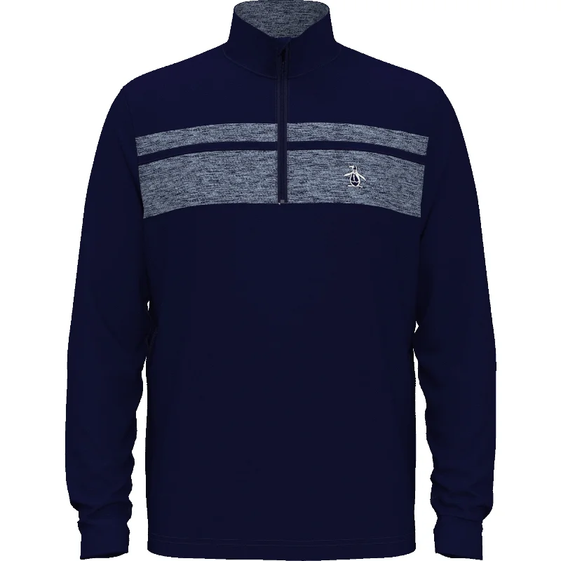 Color Block 1/4 Zip Golf Sweater