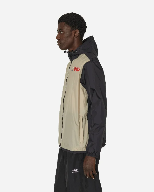 K-Way Zip Jacket Beige / Black