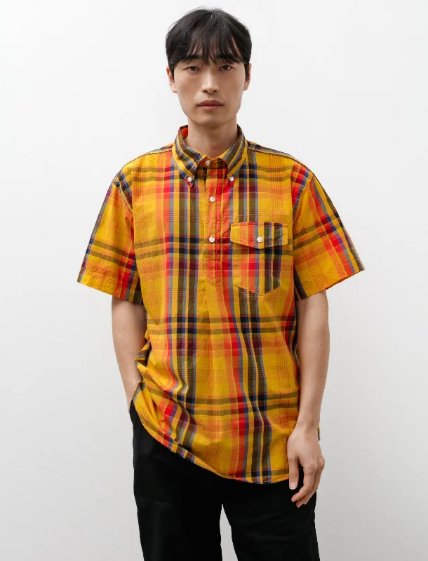 Popover BD Shirt Gold Plaid