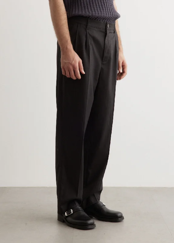 Evan Herringbone Tailored Pants