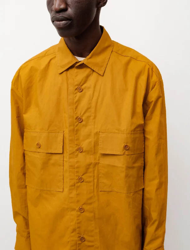 Big Shirt British Waxed Cotton Yellow