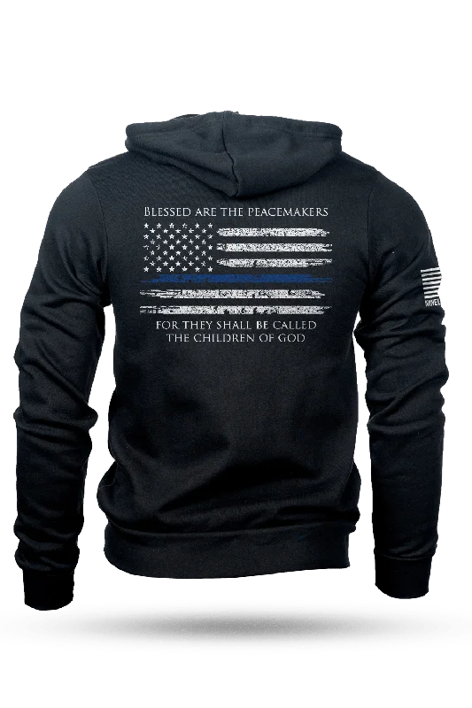 Thin Blue Line - Full-Zip Hoodie