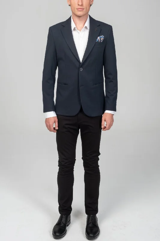 Classic Fit Blazer - Navy