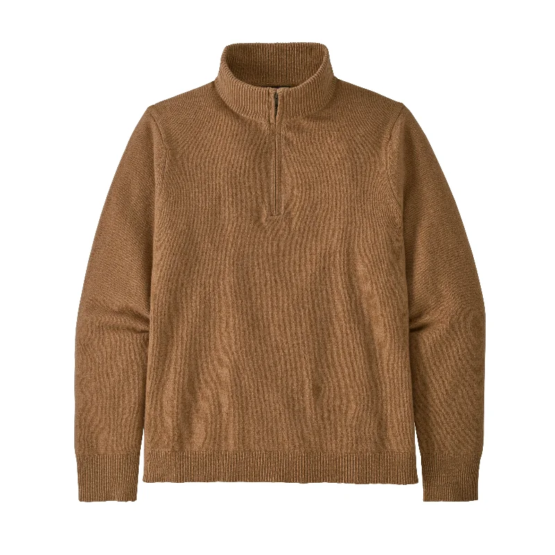 Men's Recycled Cashmere 1/4-Zip Sweater