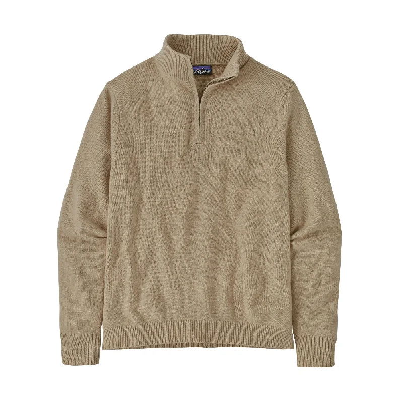 Men's Recycled Cashmere 1/4-Zip Sweater