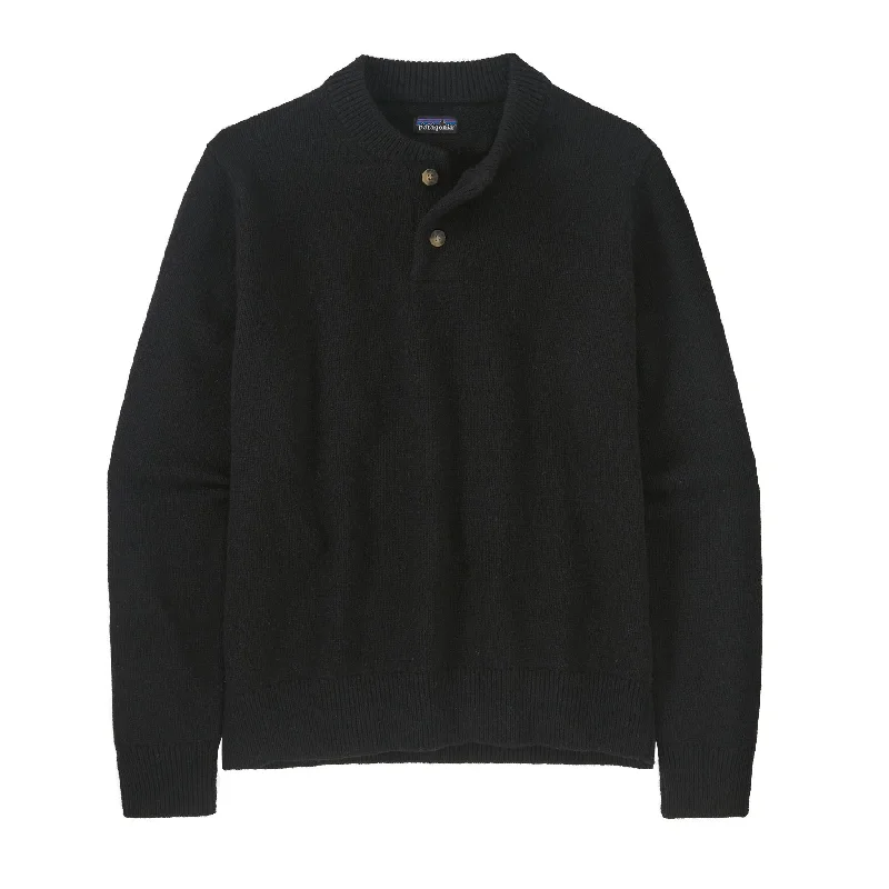 Men's Recycled Wool-Blend Buttoned Sweater