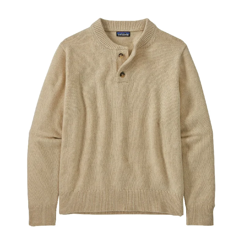 Men's Recycled Wool-Blend Buttoned Sweater