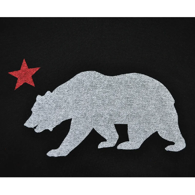 Mens True Bear Star Hoodie Black