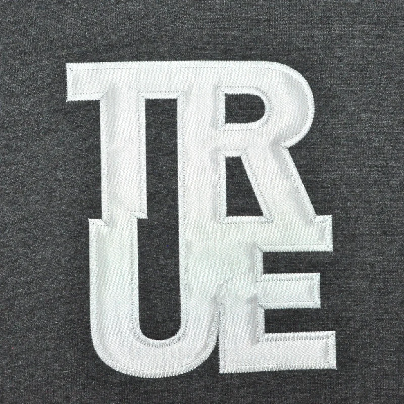 Mens True Logo Hoodie Charcoal