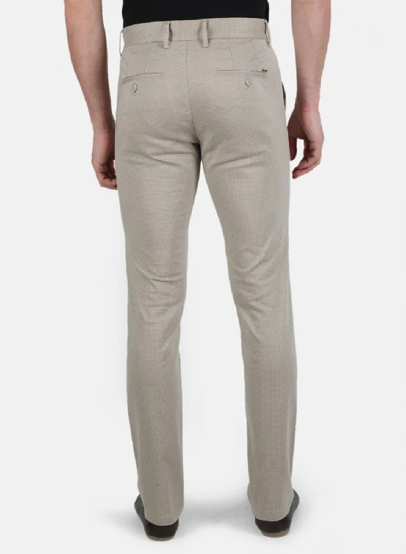 Men Grey Smart Fit Trouser