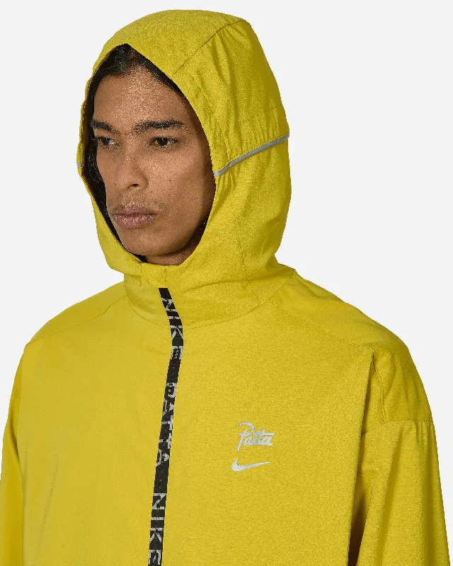 Patta Running Team Hooded Track Jacket Saffron Quartz