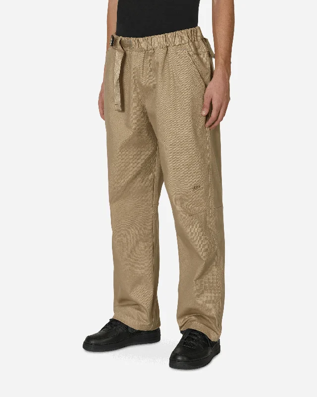 Tech Pack Woven Work Pants Beige