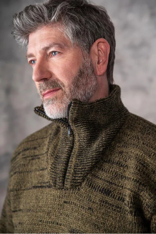 Orizon - Robson Sweater - Olive Green