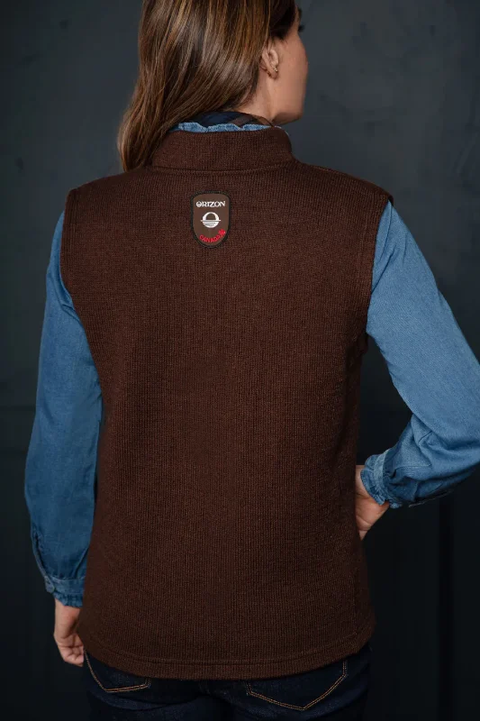 Orizon - Terra Unisex Wool Vest - Brown