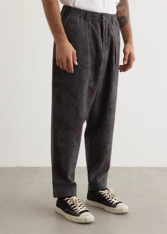 Pleated Track Pants