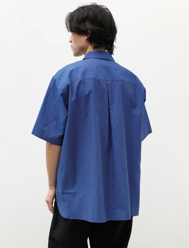 Camp Collar Shirt C Blue