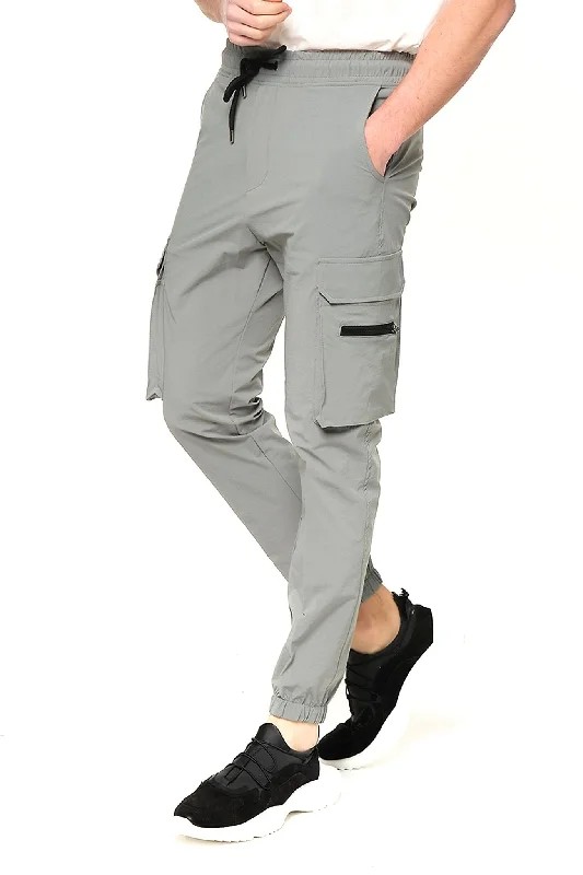 Side Zip-Pocket Track Pants - Teal