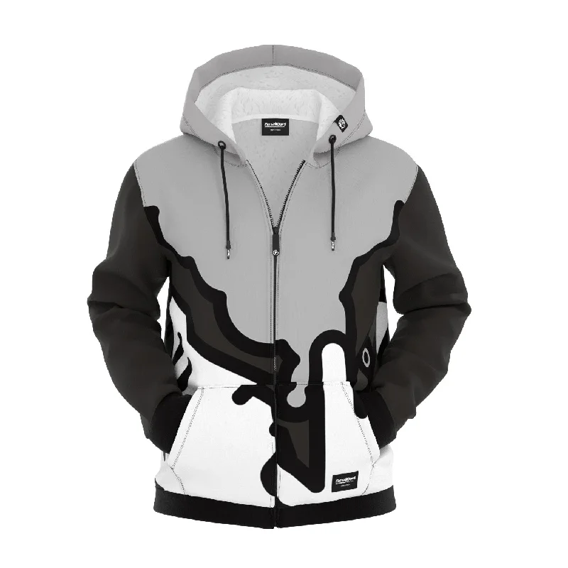 Uomo con sigaro Zip Up Hoodie