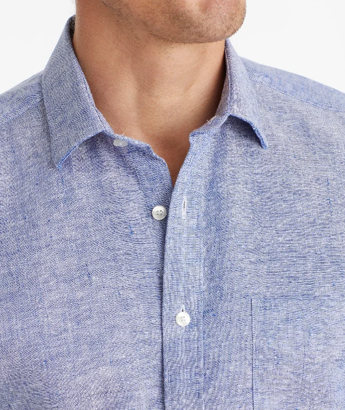 Wrinkle-Resistant Linen Vin Santo Shirt