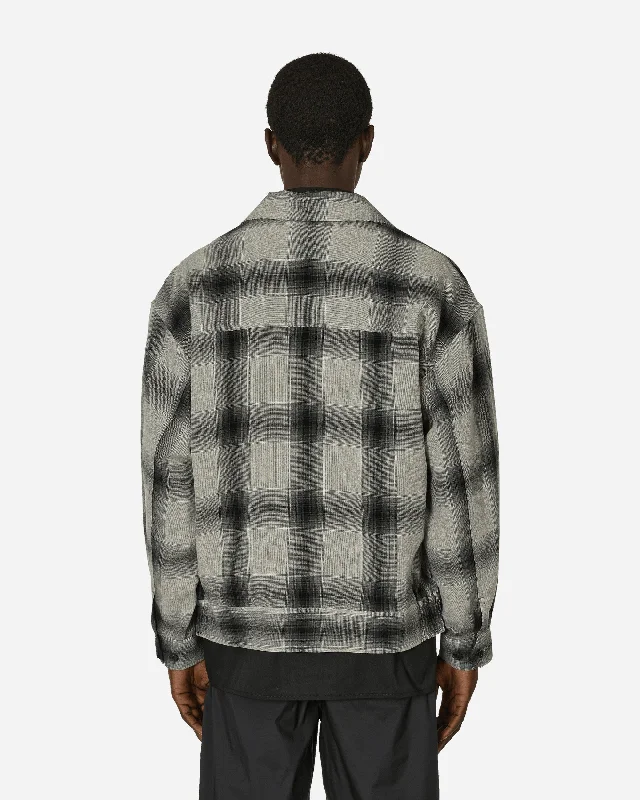 Ombre Check 50's Jacket (Type-2) Grey