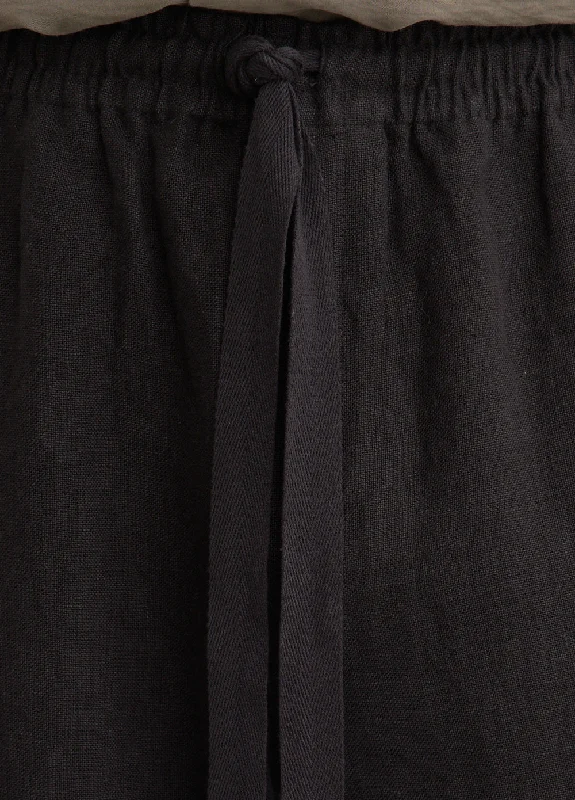 Wide Leg Linen Trousers