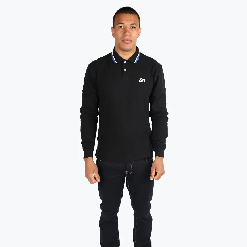 Elevate LS Polo Black