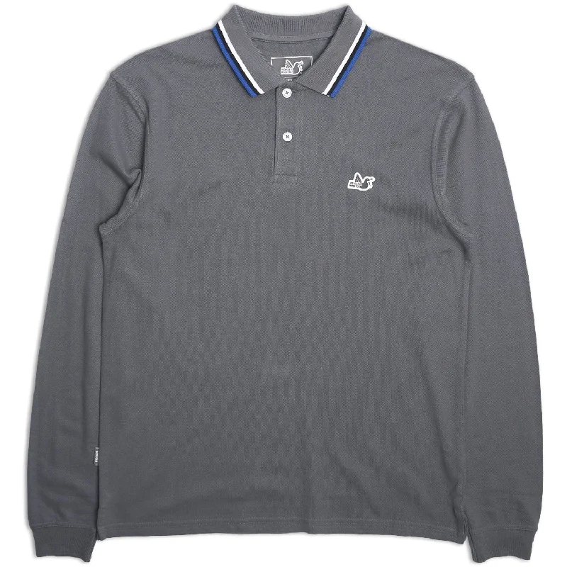 Elevate LS Polo Dark Grey