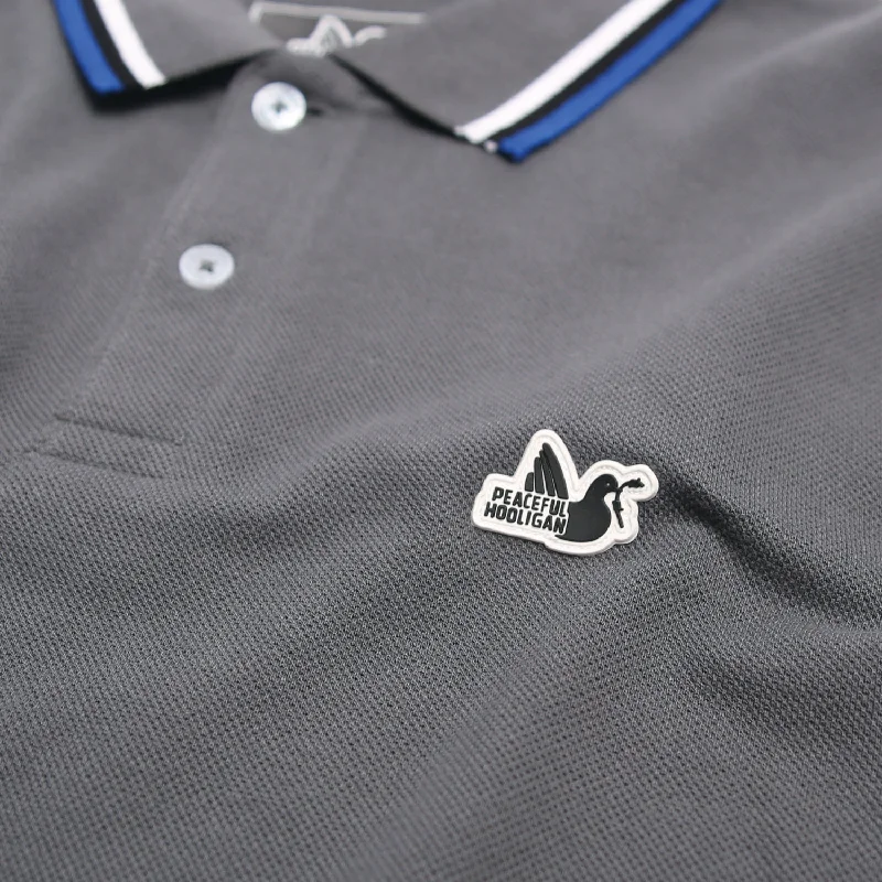 Elevate LS Polo Dark Grey