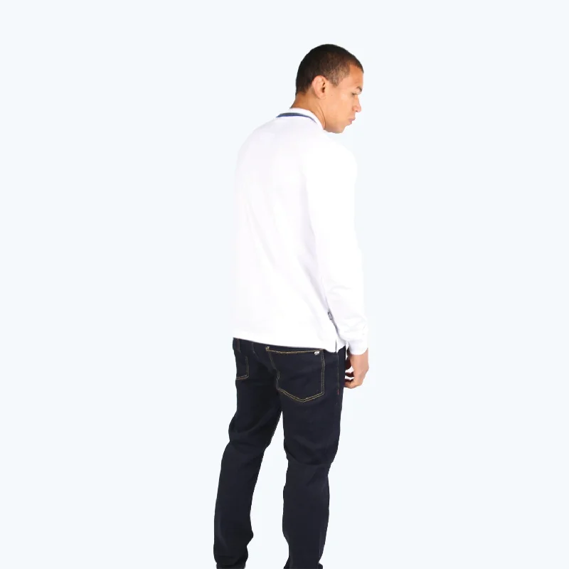 Elevate LS Polo White