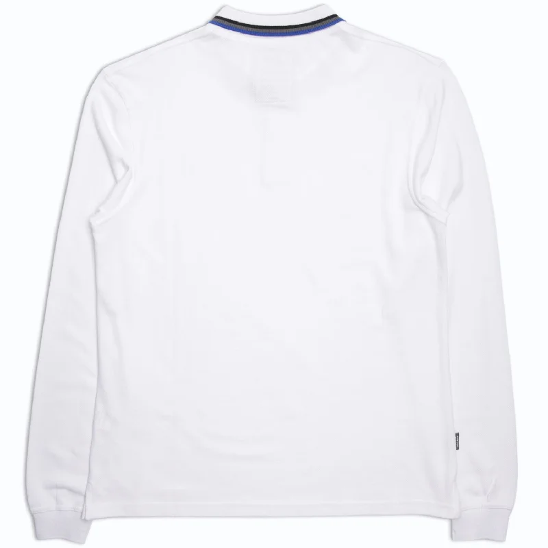 Elevate LS Polo White